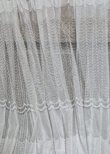 Bohem Tarzda Beyaz Dantel Perde - Görsel 6