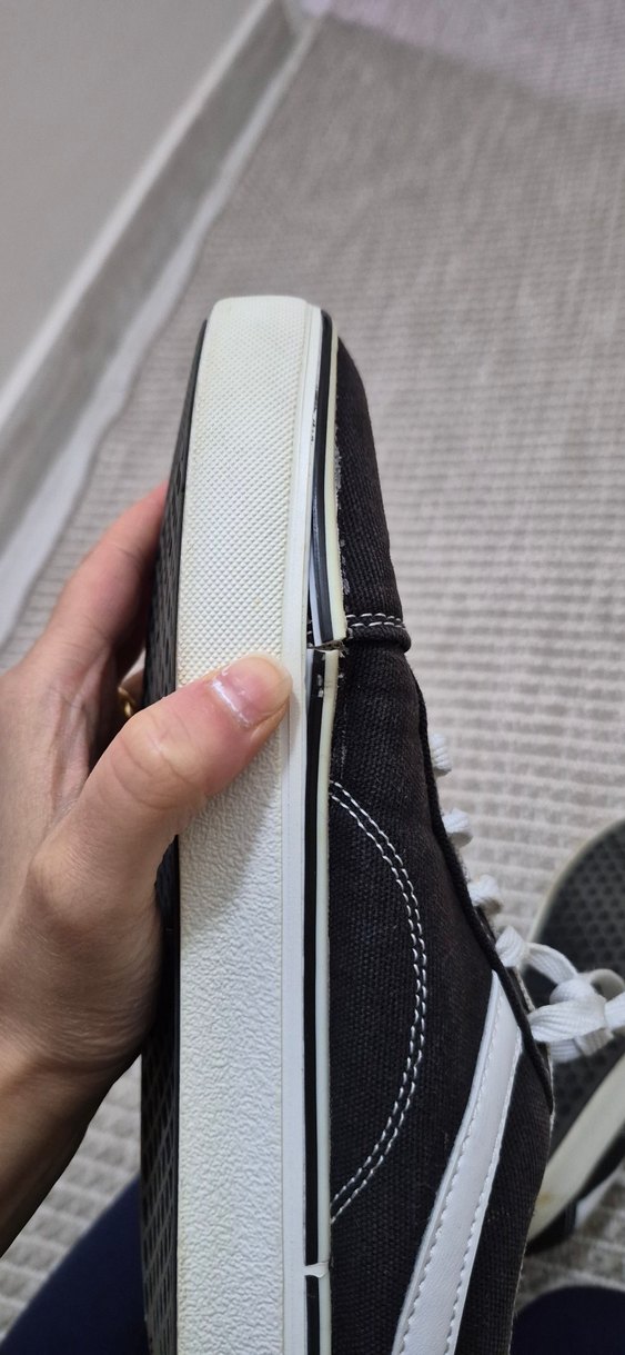 Kadın Siyah Spor Ayakkabı Beyaz Bağcıklı - Görsel 5