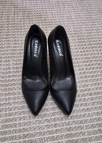 Kadınca Siyah Stiletto Topuklu Kadın Ayakkabı - Görsel 4