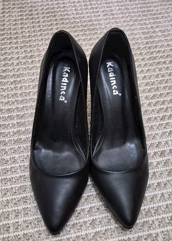 Kadınca Siyah Stiletto Topuklu Kadın Ayakkabı - Görsel 2