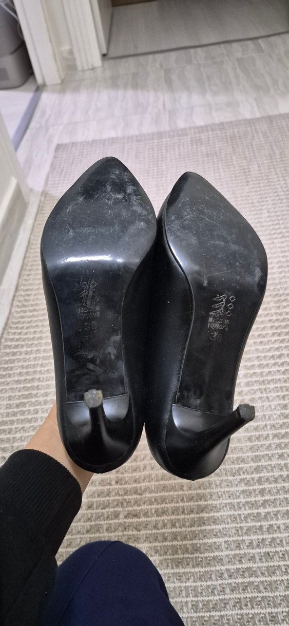 Kadınca Siyah Stiletto Topuklu Kadın Ayakkabı - Görsel 3