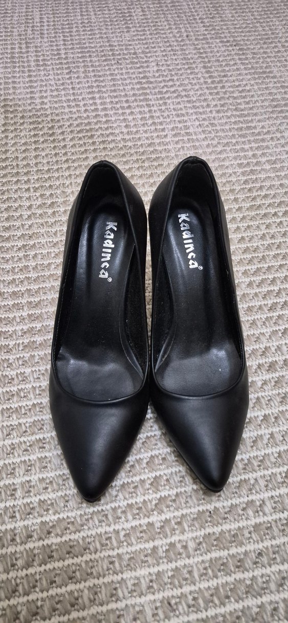 Kadınca Siyah Stiletto Topuklu Kadın Ayakkabı - Görsel 2