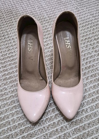 Pembe Stiletto Kadın Ayakkabı - Görsel 6