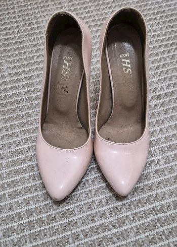 Pembe Stiletto Kadın Ayakkabı - Görsel 7