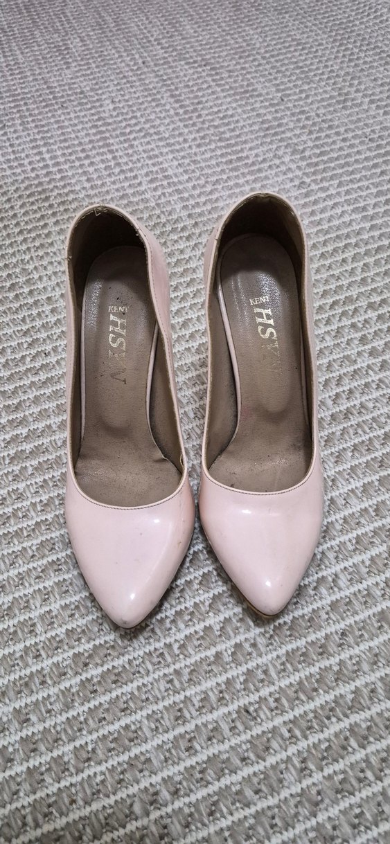 Pembe Stiletto Kadın Ayakkabı - Görsel 5