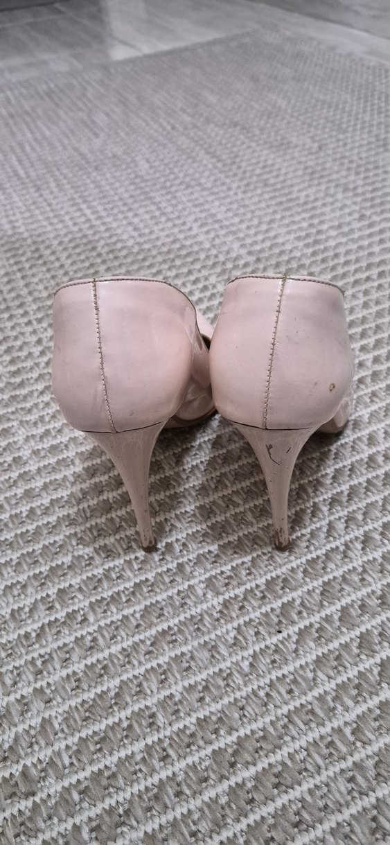 Pembe Stiletto Kadın Ayakkabı - Görsel 4