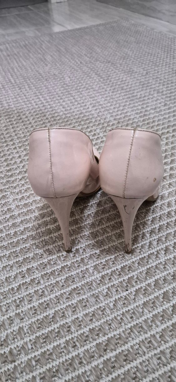 Pembe Stiletto Kadın Ayakkabı - Görsel 3