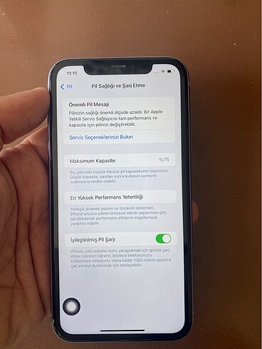 TEMİZ KULLANILMIŞ IPHONE 11 128 GB