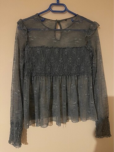 Vintage transparan bluz