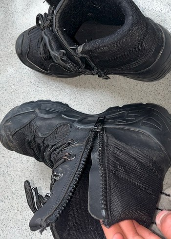 Siyah Bağcıklı Erkek Biker Bot - Görsel 2