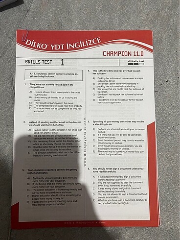 dilko skills test