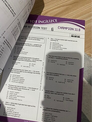  dilko grammar revision test