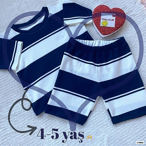Erkek bebek yazlık şortlu takım