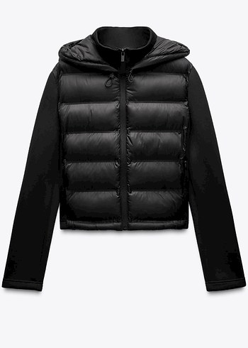 zara kapitone mont
