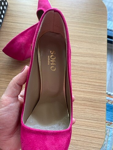 39 Beden pembe Renk Stiletto