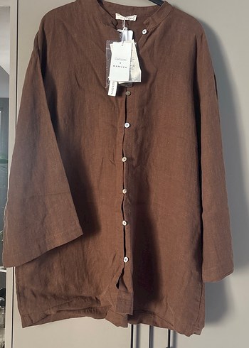 Keten Kadın Gömlek - Görsel 2