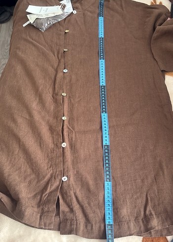 Keten Kadın Gömlek - Görsel 4