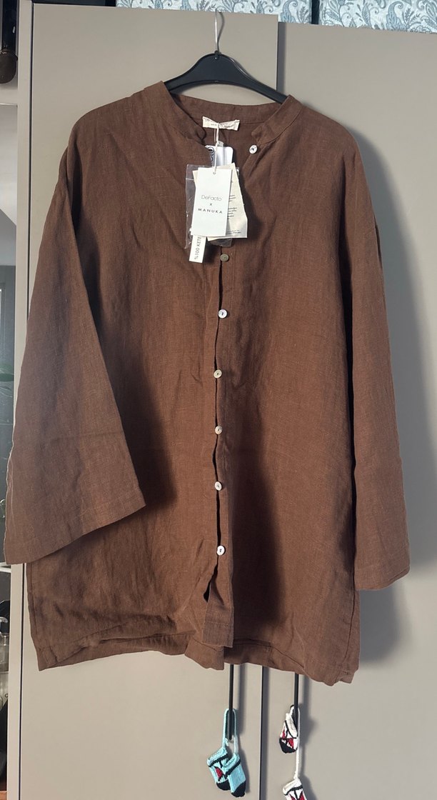 Keten Kadın Gömlek - Görsel 2