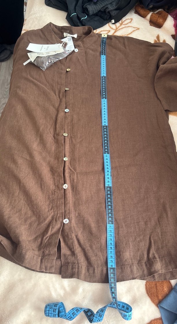 Keten Kadın Gömlek - Görsel 4