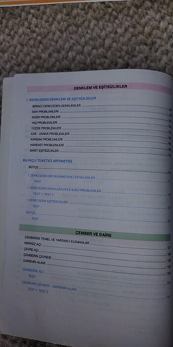 Beden 11 sınıf temel düzey matematik kitabı