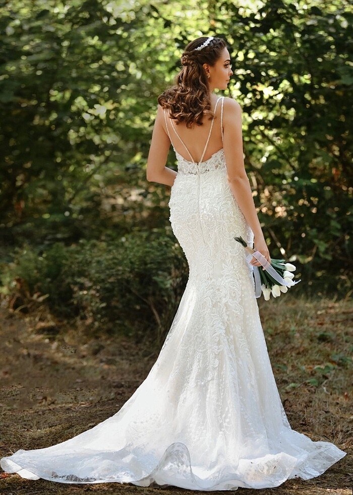 Balık model gelinlik - Görsel 2