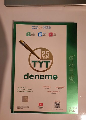 345 TYT Fen Bilimleri Deneme