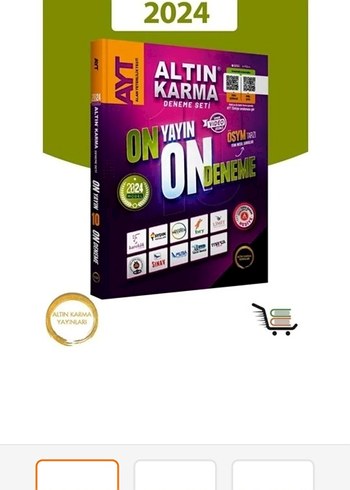 AYT Altın Karma Deneme Seti
