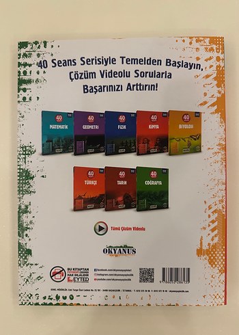 TYT Biyoloji 40 Seans Soru Bankası