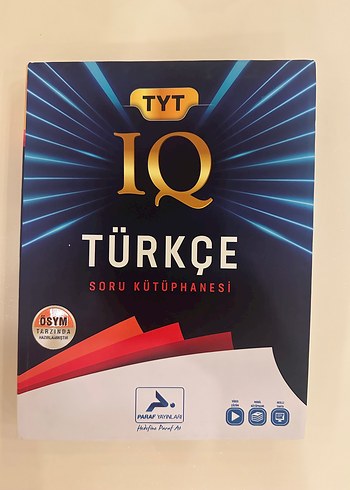 Paraf Yayınları TYT IQ Türkçe Soru Kütüphanesi Kitabı