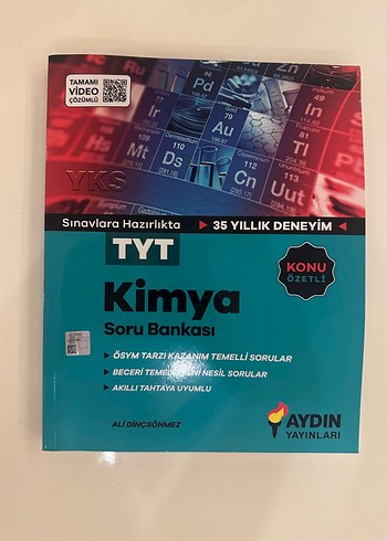 TYT Kimya Soru Bankası - Aydın Yayınları