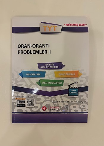 Sonuç Yayınları TYT Oran-Orantı Problemler I Soru Kitabı