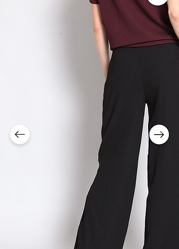 Palazzo model pantalon, şeritli pantalon