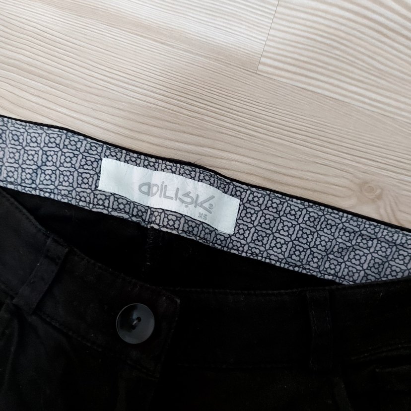 Siyah Kadın Boyfriend Jean Pantolon - Görsel 3