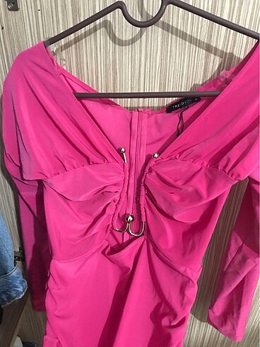 Trendyol & Milla Mini pembe elbise