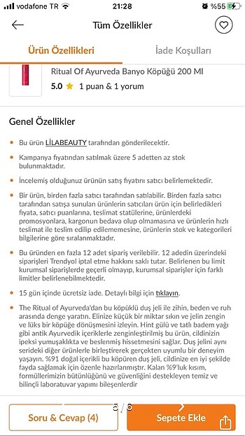 RITUAL (Ayurveda) Krem Seti - Görsel 6