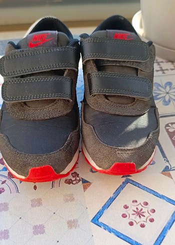 28 Beden Gri Erkek Çocuk Spor Ayakkabı Velcro