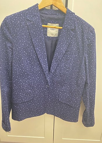 Düğmeli Lacivert Kadın Blazer Ceket - Görsel 2