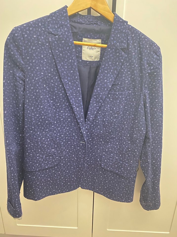 Düğmeli Lacivert Kadın Blazer Ceket - Görsel 2