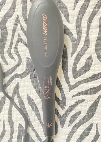 Kahverengi ve Gri Saç Düzleştirici Fırça - Görsel 2