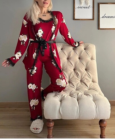 m Beden Pijama takımı