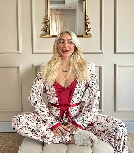 m Beden Pijama takımı