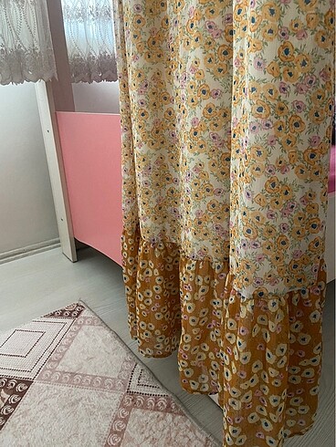 38 Beden LCW| tesettür çiçekli elbise
