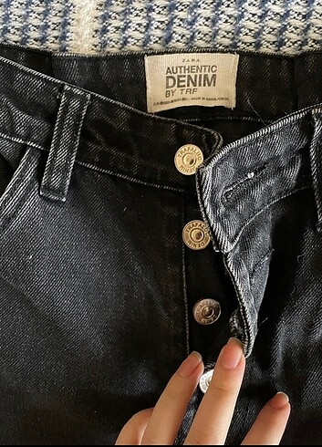 40 Beden siyah Renk Füme jeans 