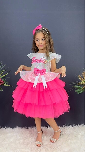#kız #cocuk #barbie #abiye #kostüm