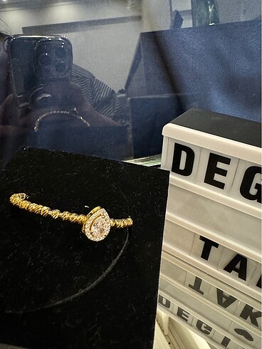 Diğer Kristal damla taşlı Çelik kelepçe