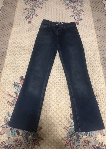 Navy Kadın Denim Pantolon Midi Boy - Görsel 2