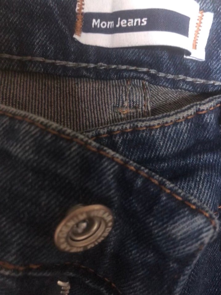 Navy Kadın Denim Pantolon Midi Boy - Görsel 3