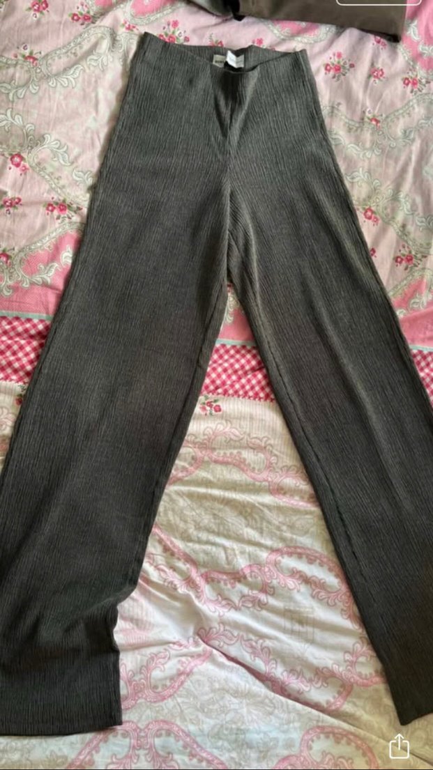 Gri Kadın pantolon - Görsel 2