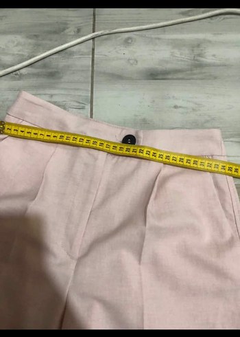 Bershka pembe kumaş pantolon - Görsel 3