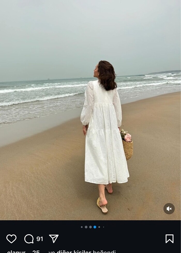 Fistolu elbise - Görsel 4